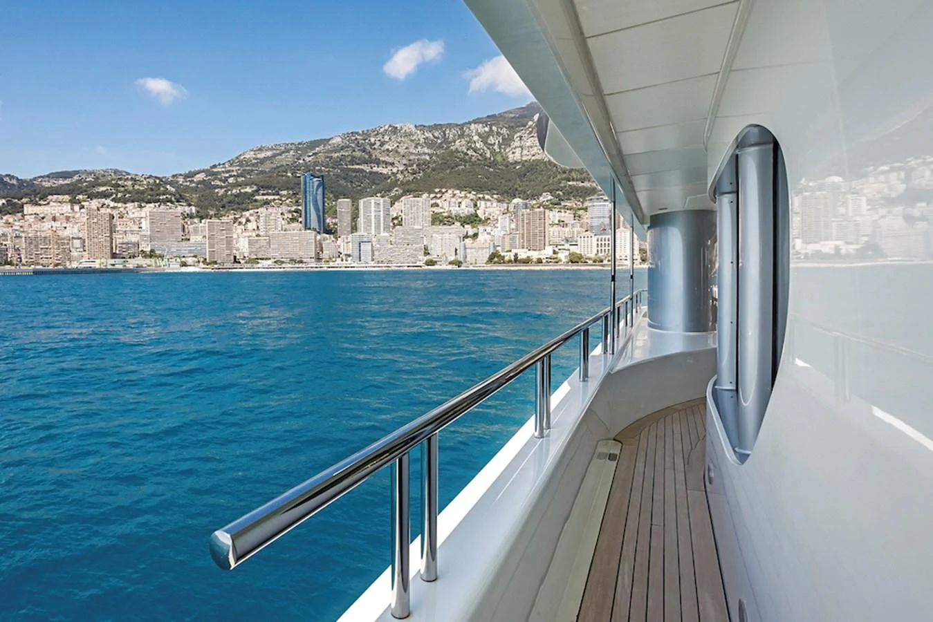 a boat on the water aboard SAMIRA Yacht for Sale