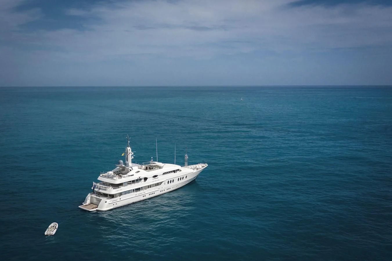 a couple of boats in the ocean aboard SAMIRA Yacht for Sale