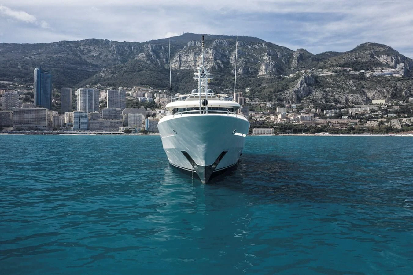 a boat in the water aboard SAMIRA Yacht for Sale