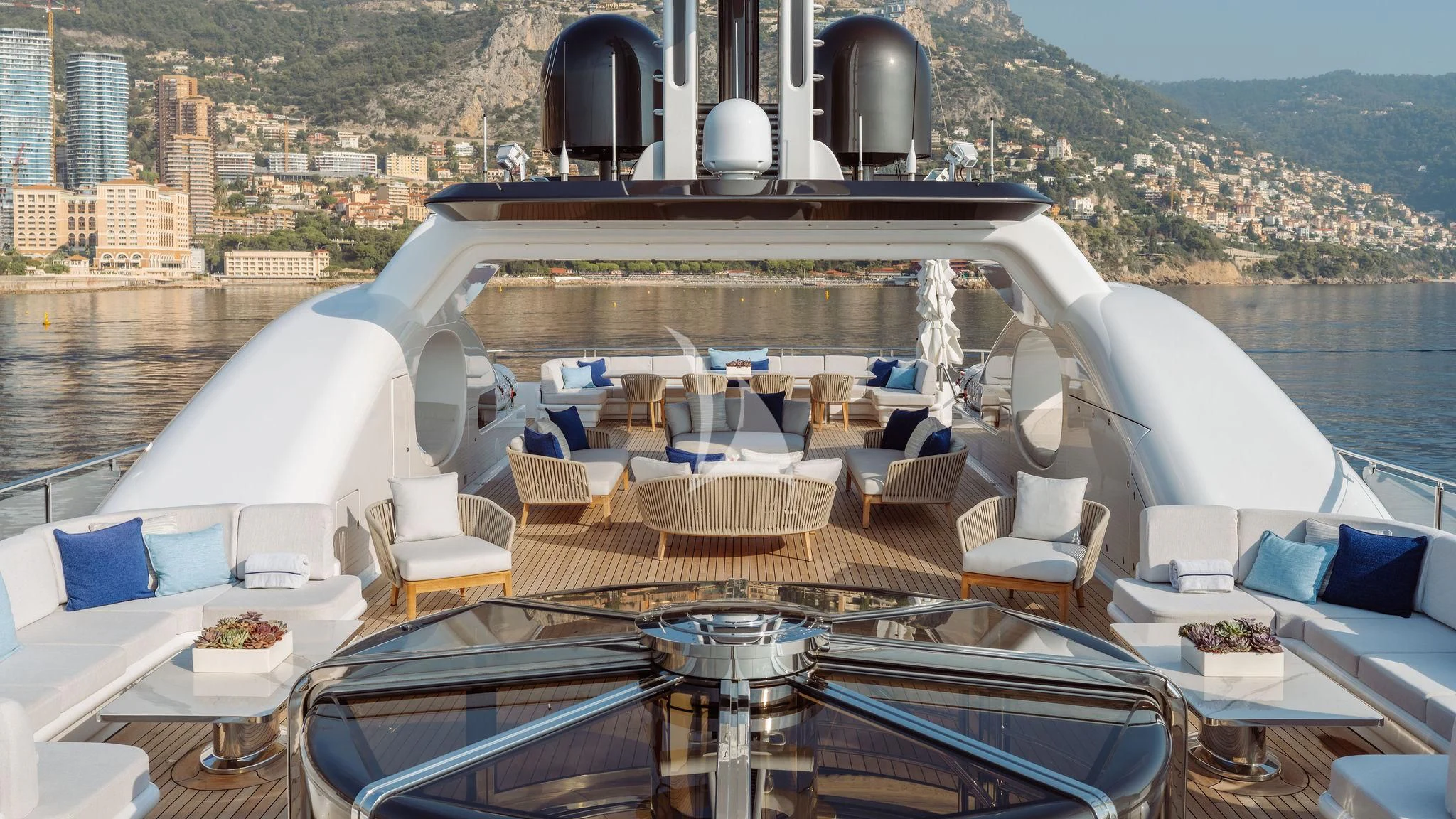 a boat on the water aboard SAMIRA Yacht for Sale