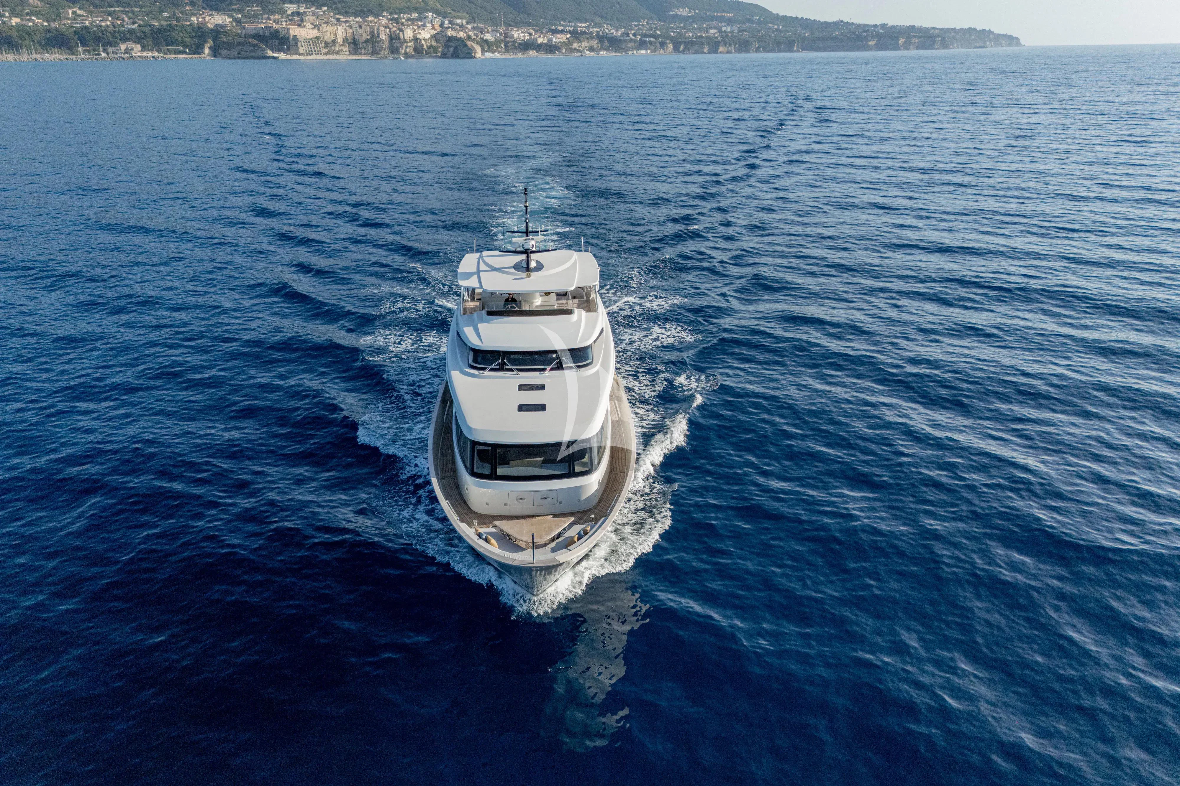 a boat on the water aboard UNICKA Yacht for Sale