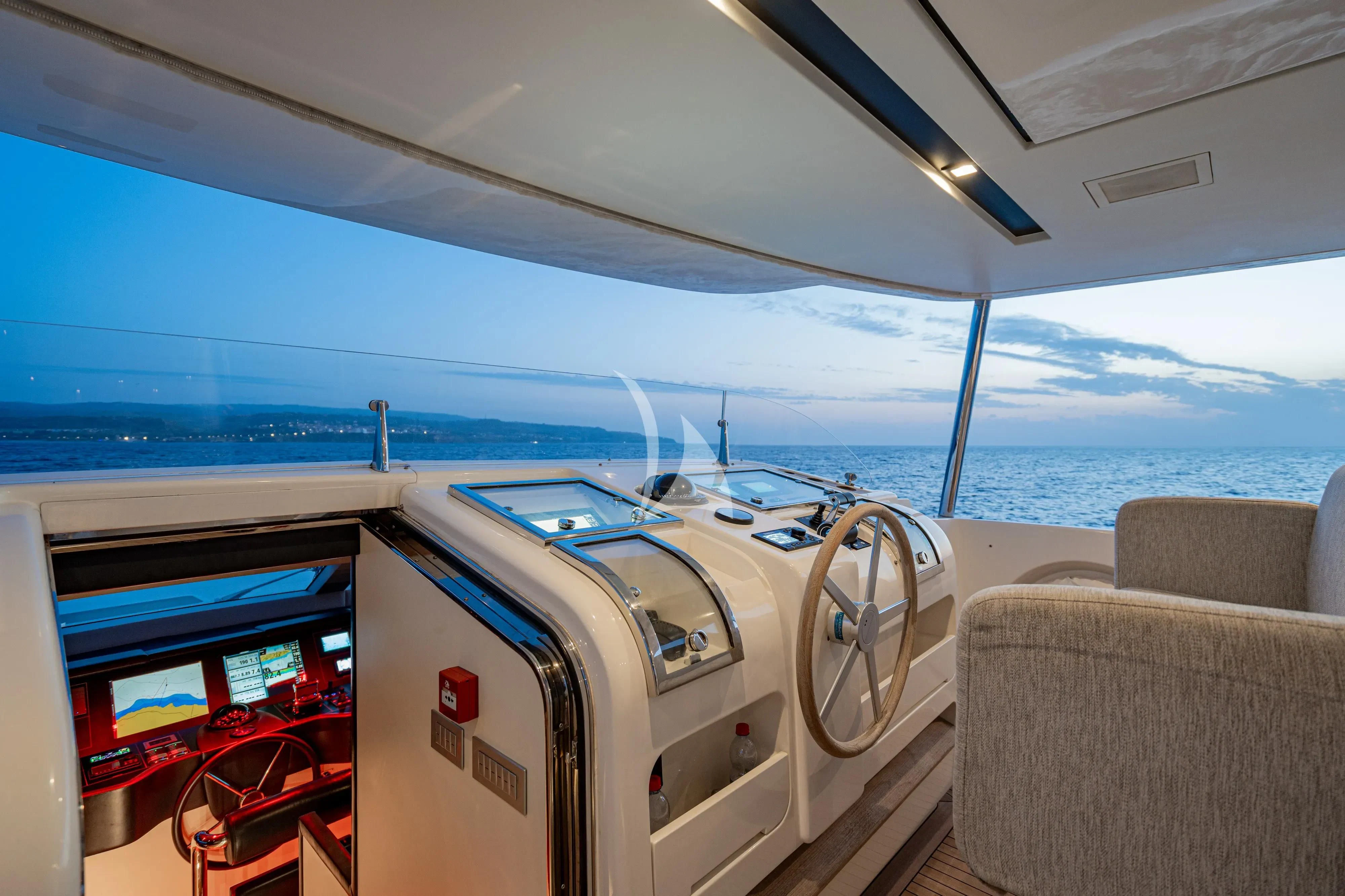 inside of a boat aboard UNICKA Yacht for Sale