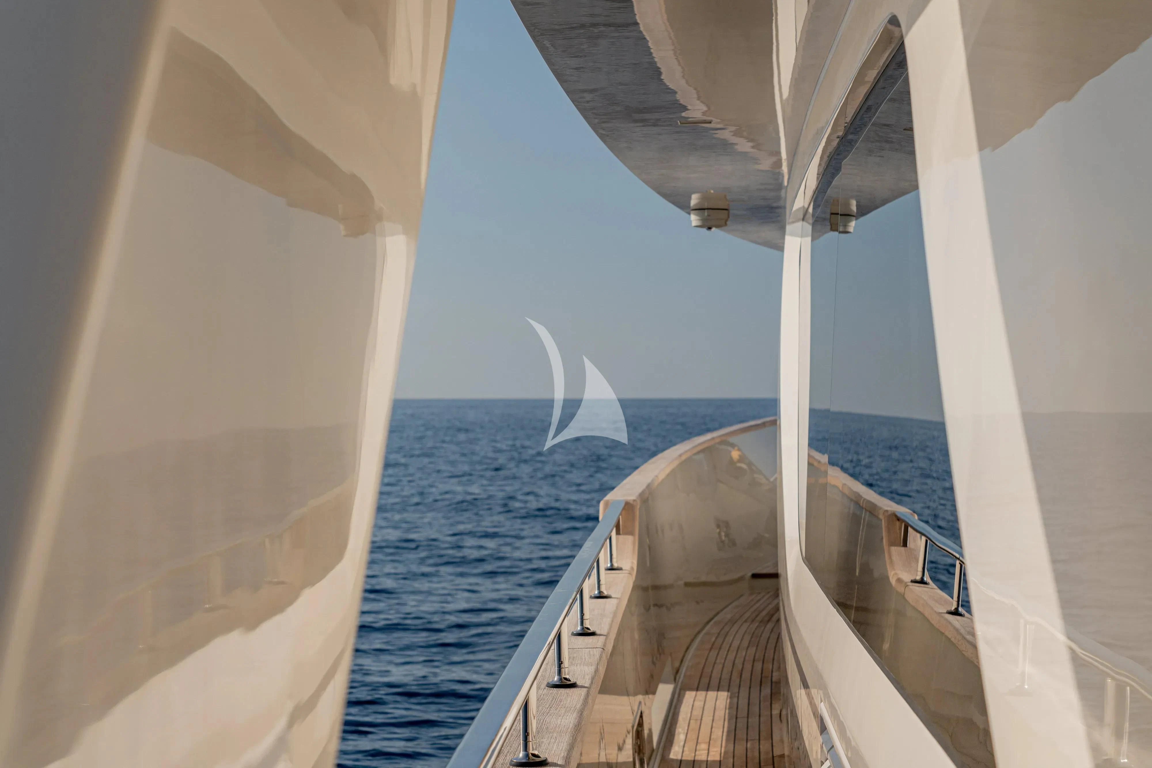 a boat on the water aboard UNICKA Yacht for Sale