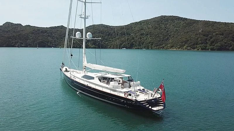 a boat on the water aboard LA BELLE Yacht for Sale