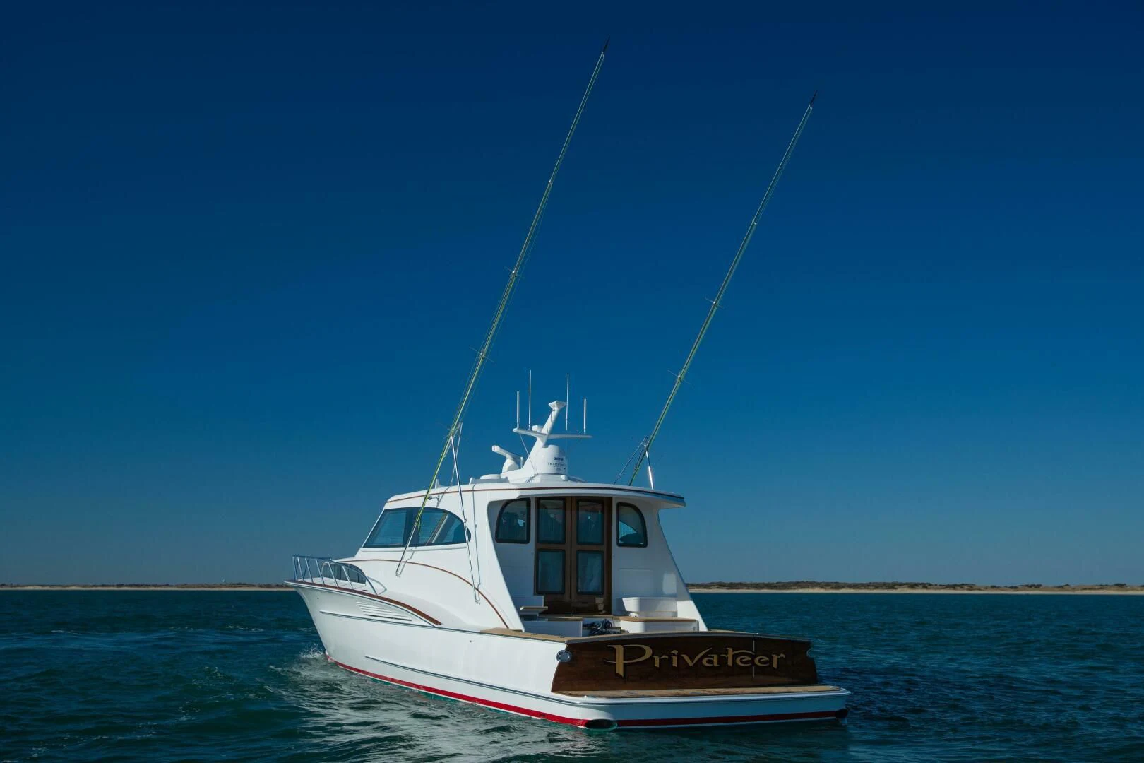 a boat on the water aboard PRIVATEER Yacht for Sale