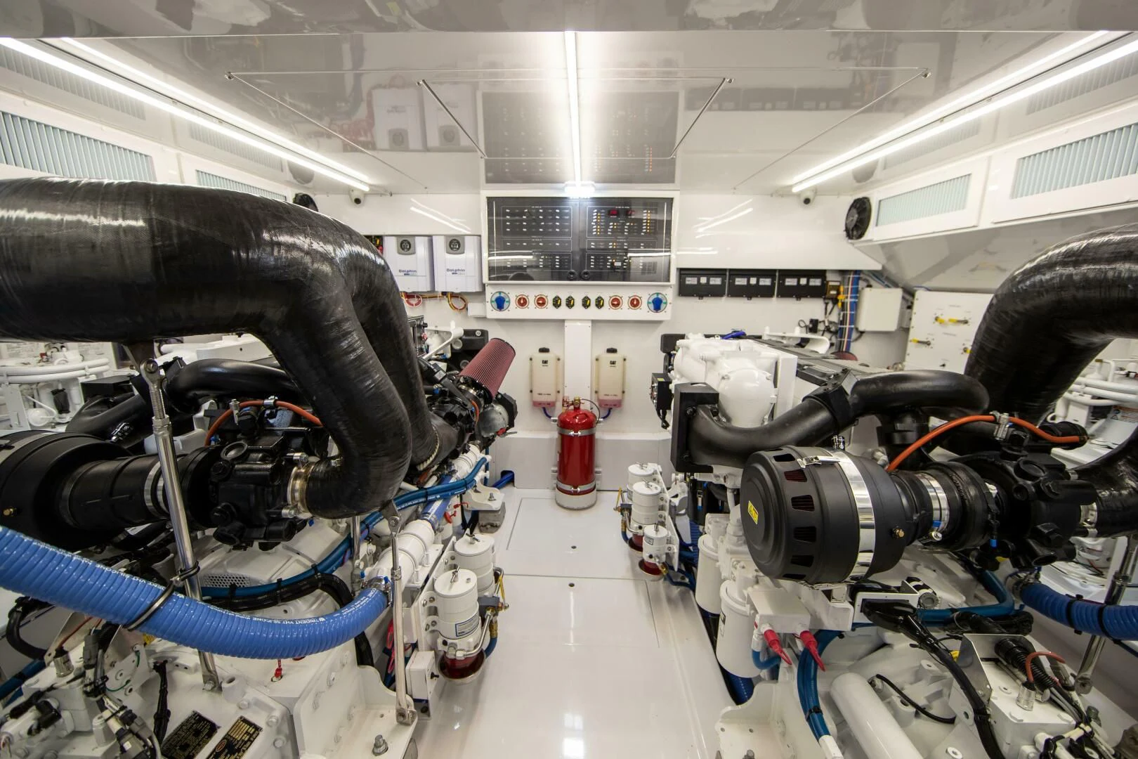 a room with many machines aboard PRIVATEER Yacht for Sale