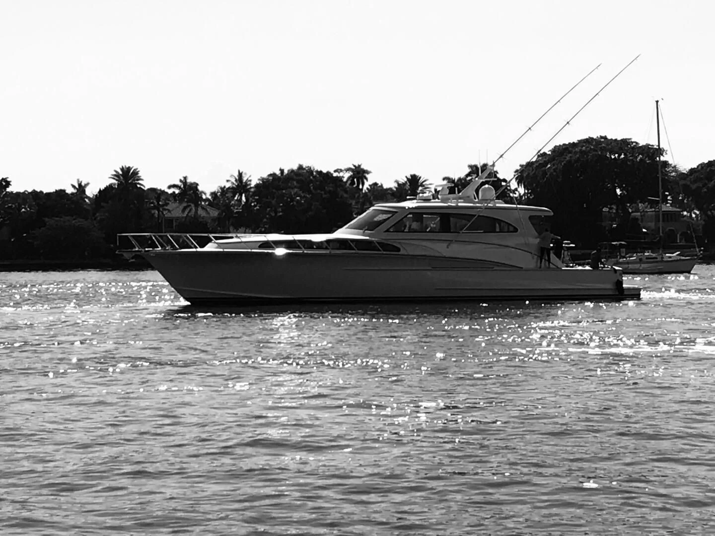 a boat on the water aboard PRIVATEER Yacht for Sale