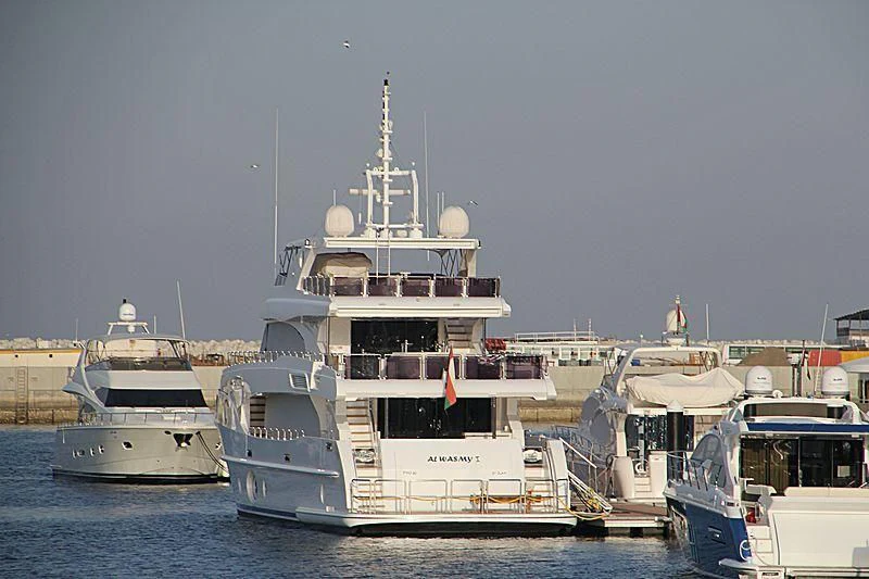 a group of boats in the water aboard OCTOBER Yacht for Sale
