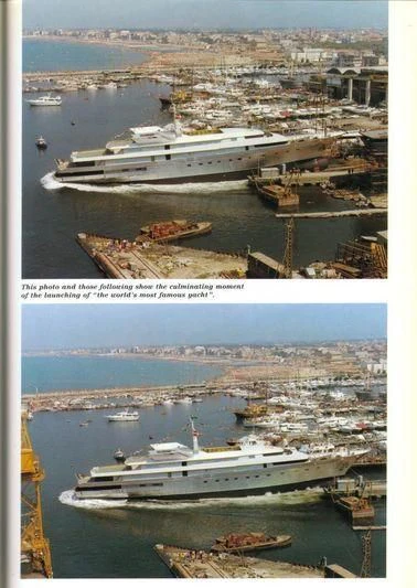 a collage of a city aboard KINGDOM 5KR Yacht for Sale