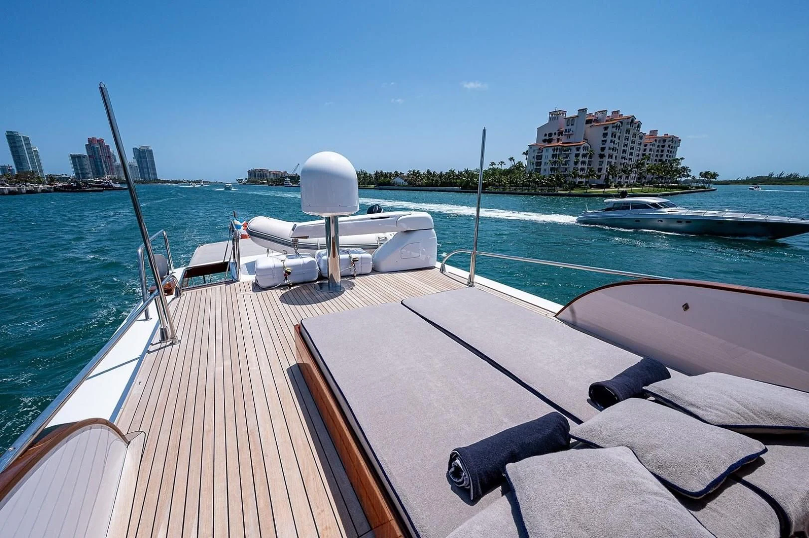 a boat on the water aboard ATALI Yacht for Sale