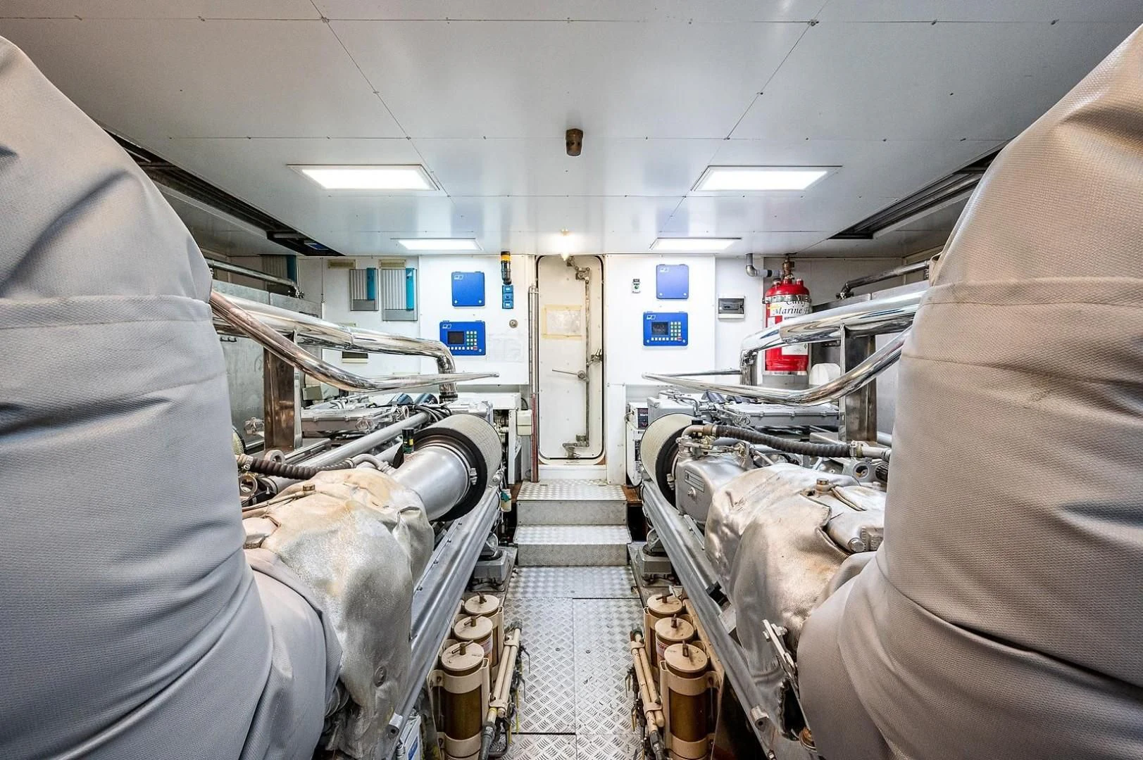 a room with machinery and equipment aboard ATALI Yacht for Sale