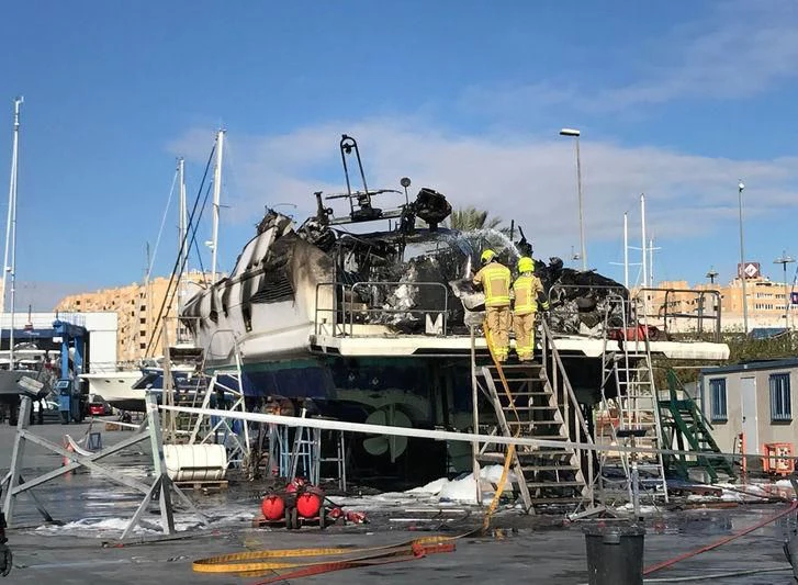 a large boat docked aboard ORDISI Yacht for Sale