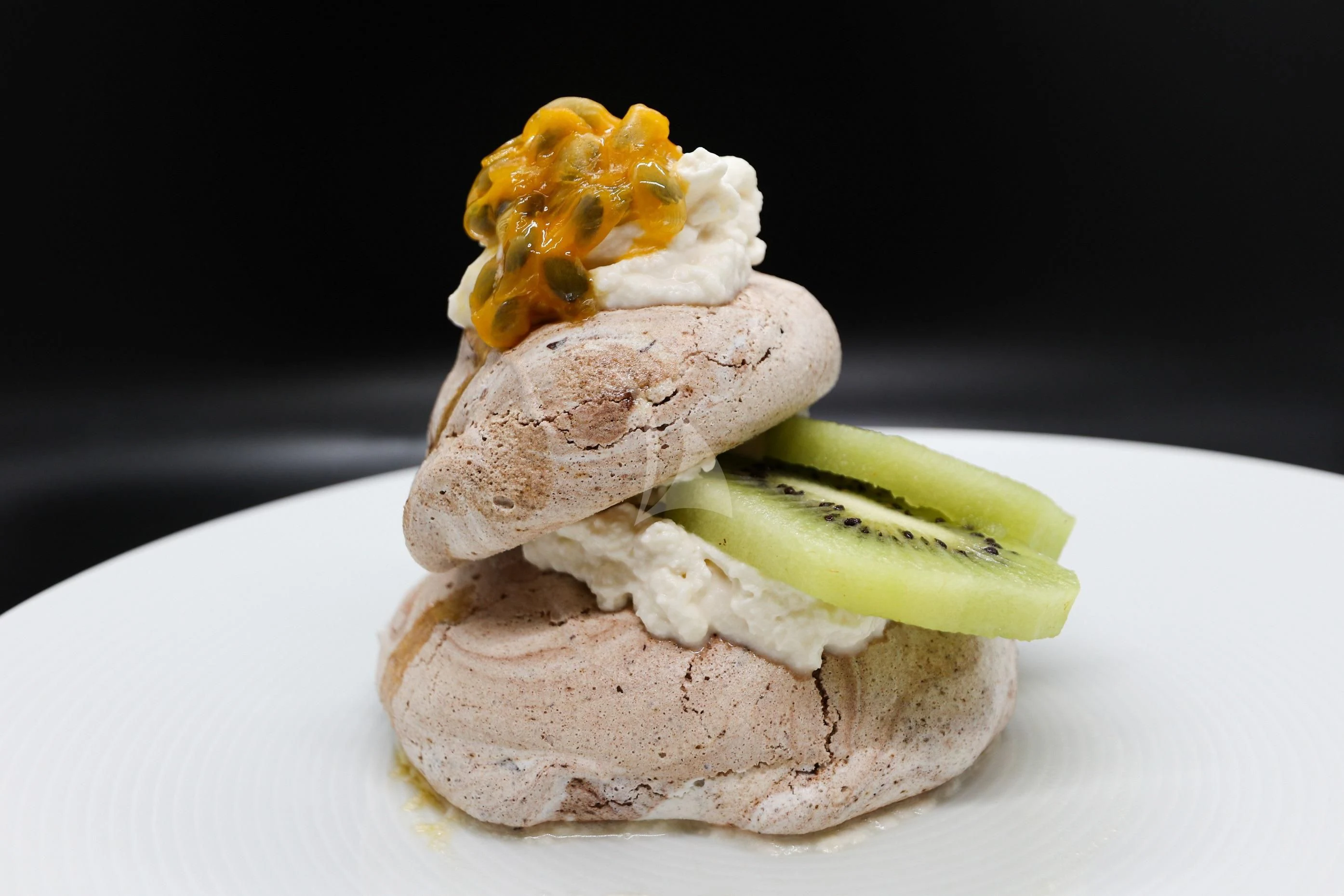 a sandwich with meat and vegetables aboard FREEBIRD Yacht for Sale