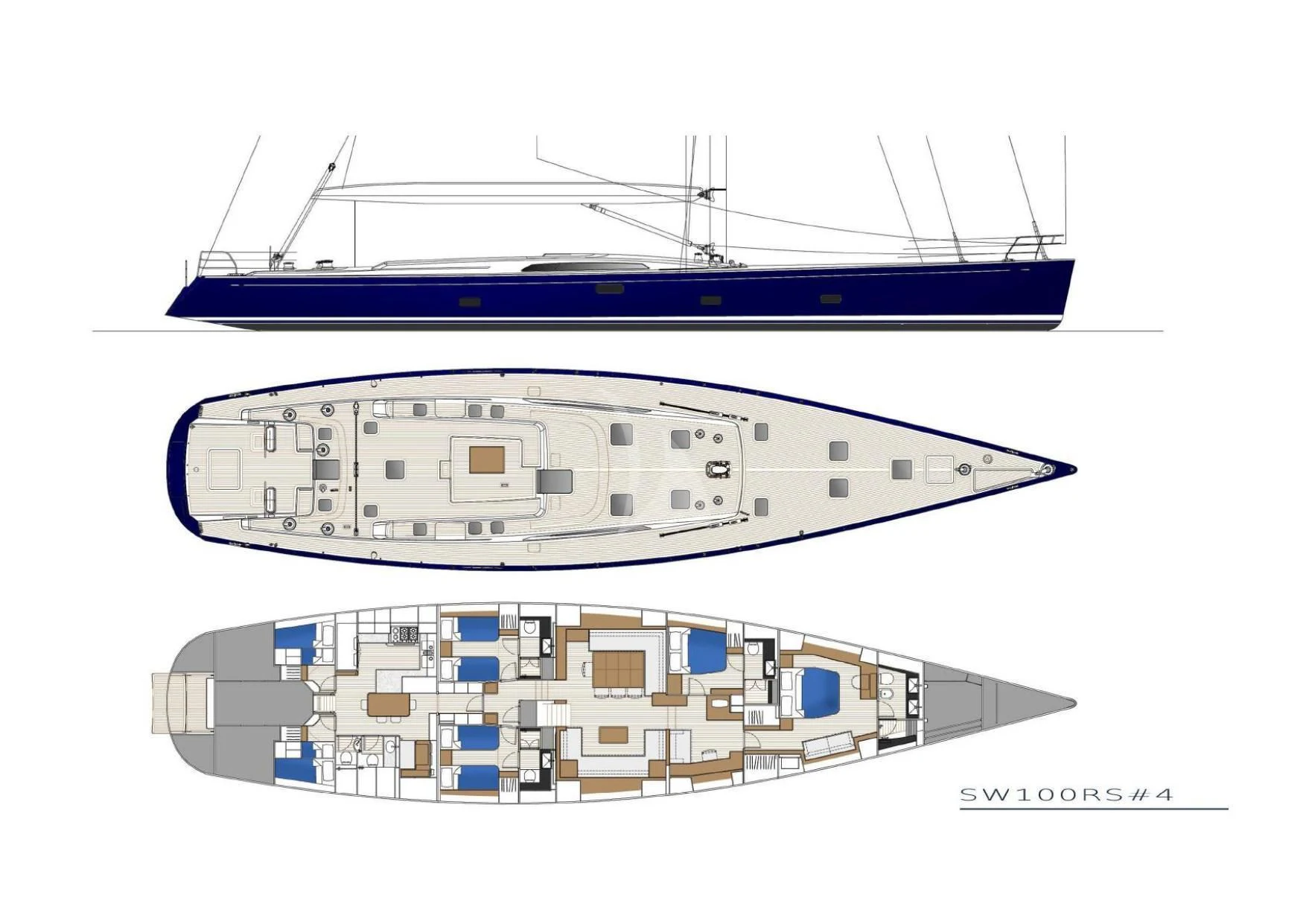 a diagram of a computer aboard FREEBIRD Yacht for Sale