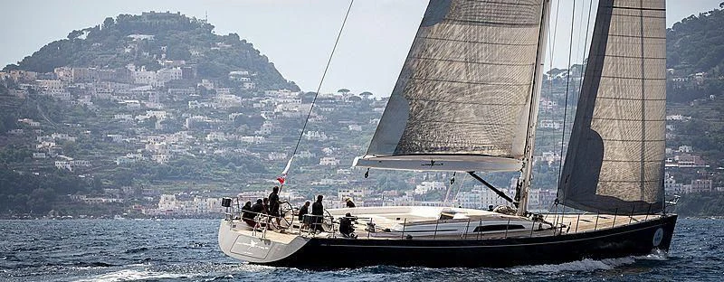 a boat sailing on the sea aboard FREEBIRD Yacht for Sale