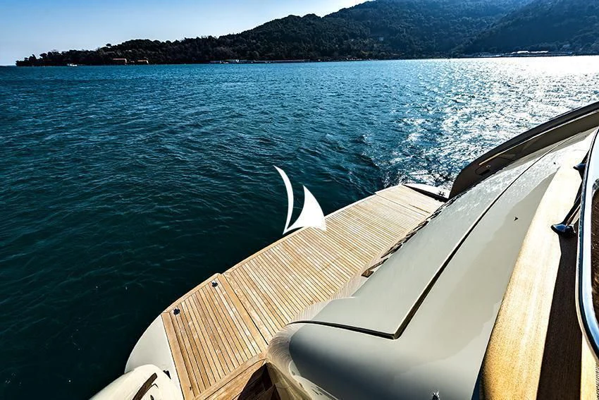 a boat on the water aboard ANYTHING GOES V Yacht for Sale