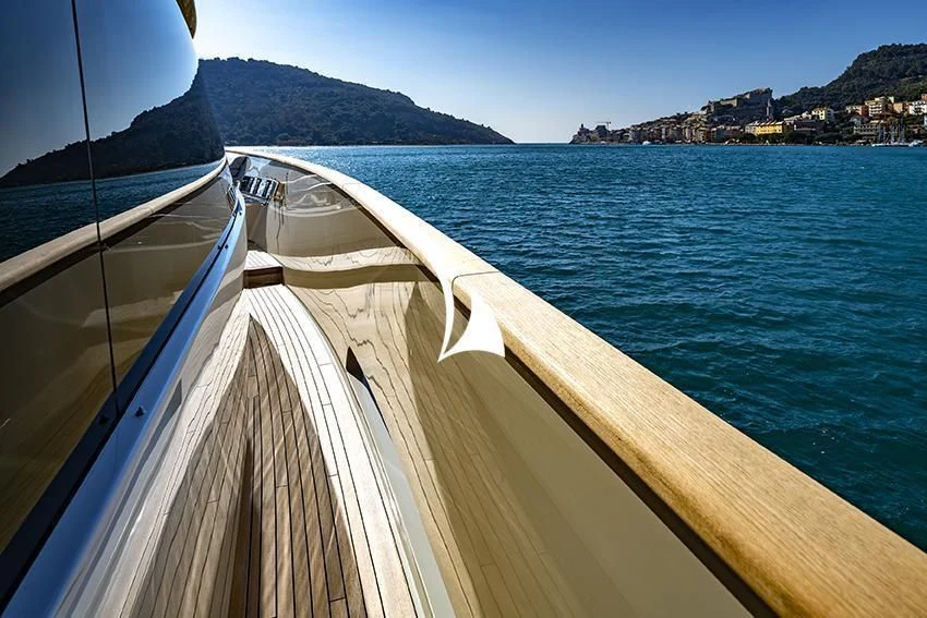 a boat on the water aboard ANYTHING GOES V Yacht for Sale