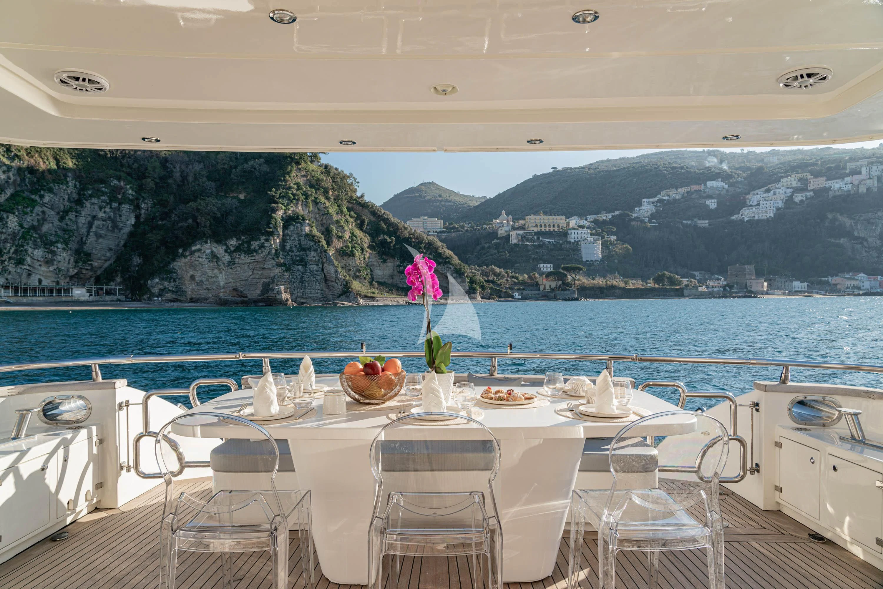 calendar aboard GEMINI 3 Yacht for Charter