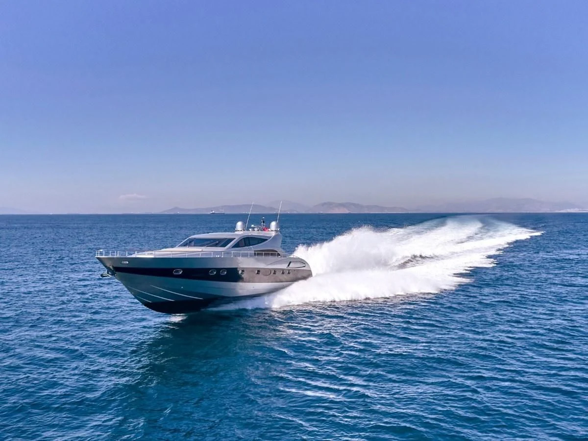 a boat on the water aboard HUNTING STAR Yacht for Sale