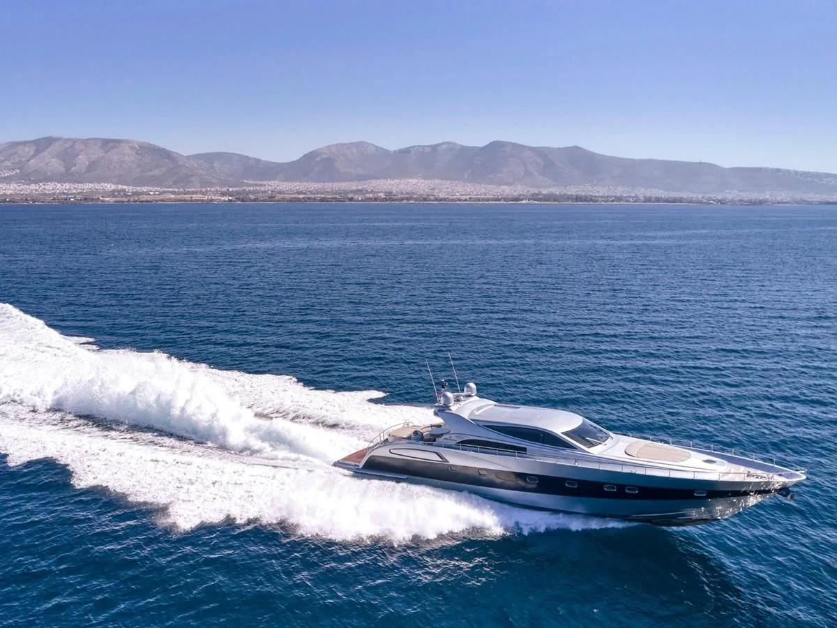 a boat on the water aboard HUNTING STAR Yacht for Sale