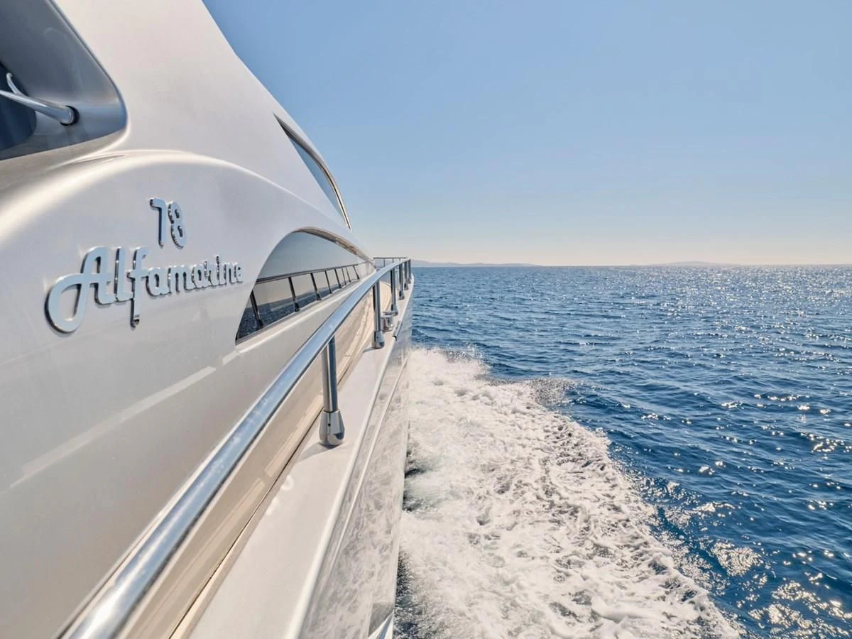 a boat on the water aboard HUNTING STAR Yacht for Sale