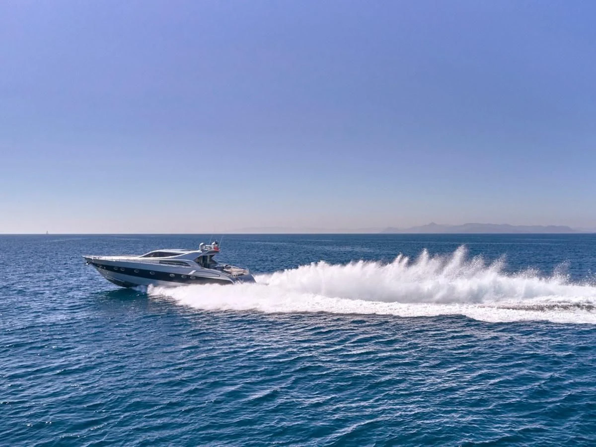a boat on the water aboard HUNTING STAR Yacht for Sale