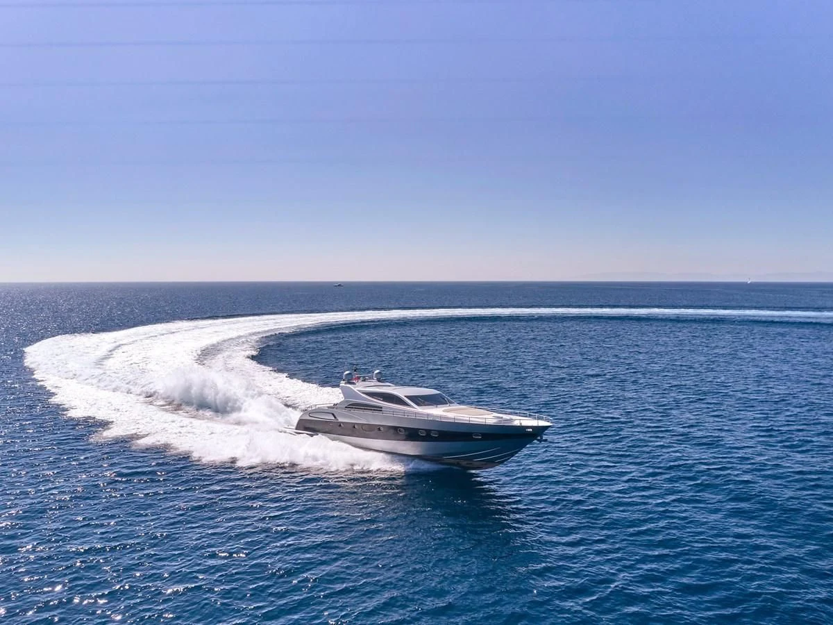 a boat on the water aboard HUNTING STAR Yacht for Sale