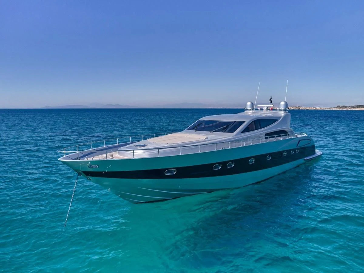 a boat in the water aboard HUNTING STAR Yacht for Sale