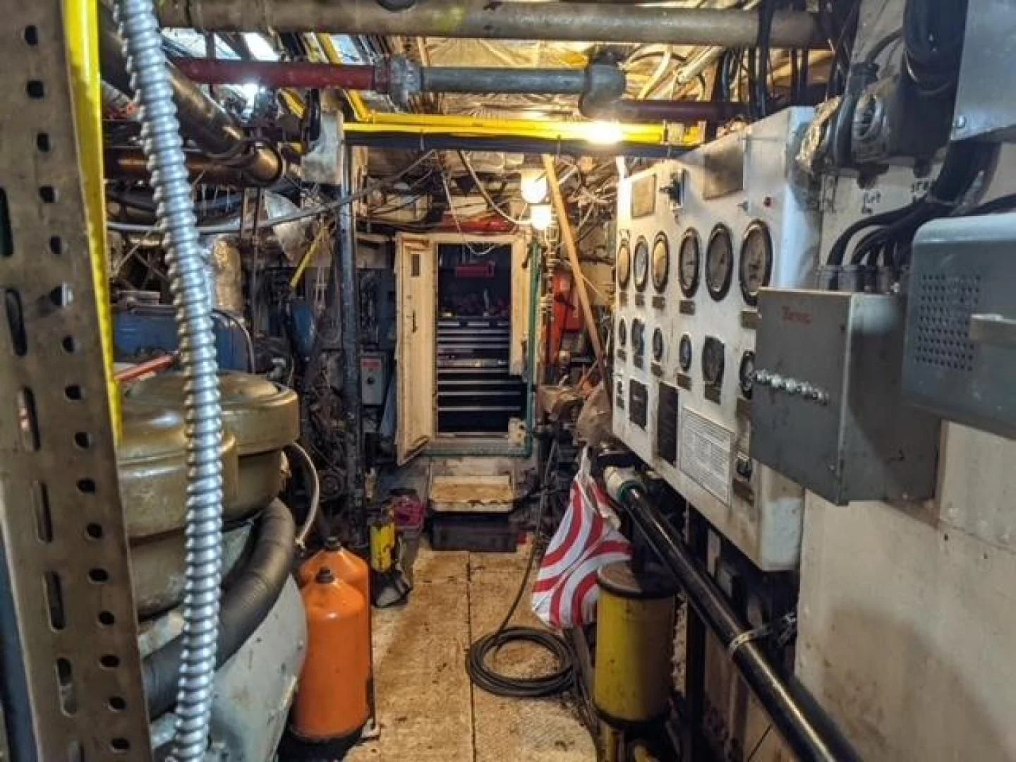 a room with many objects aboard EL PRIMERO Yacht for Sale