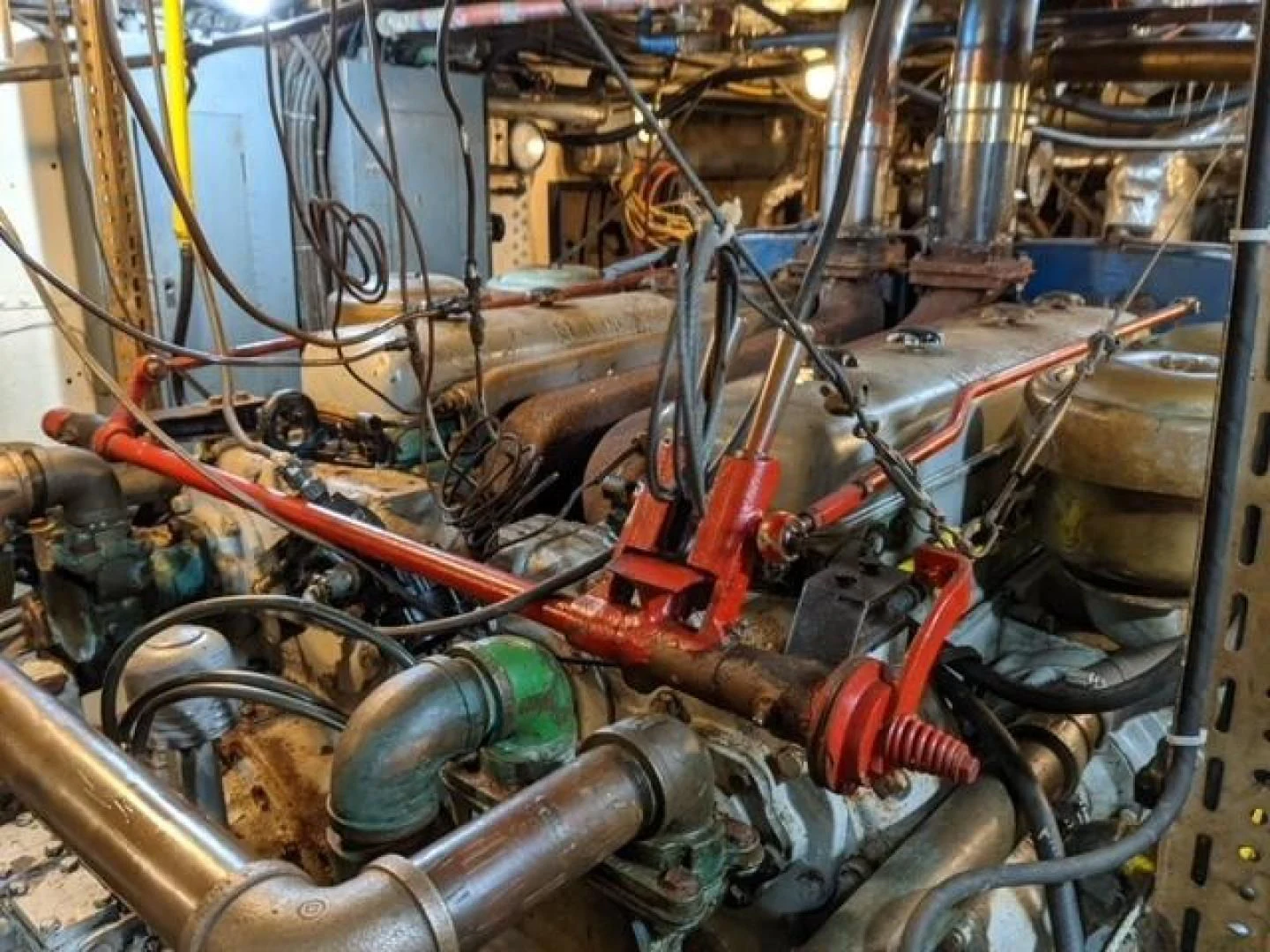 a machine with wires aboard EL PRIMERO Yacht for Sale