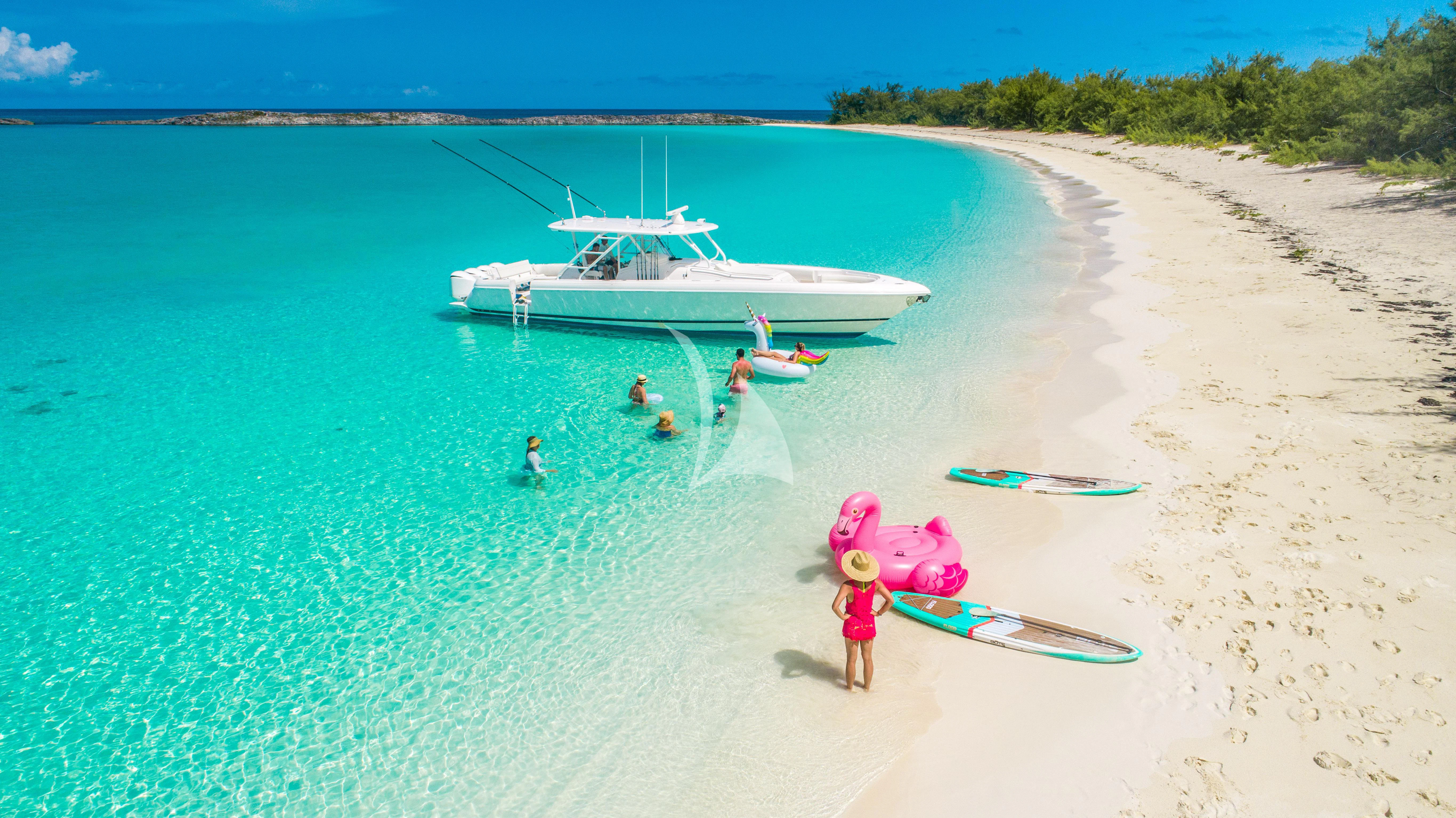 people swimming in the water aboard MARYBELLE Yacht for Sale