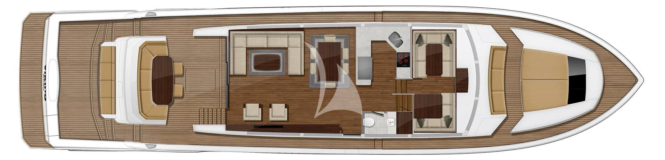 a building with a few windows aboard MARYBELLE Yacht for Sale