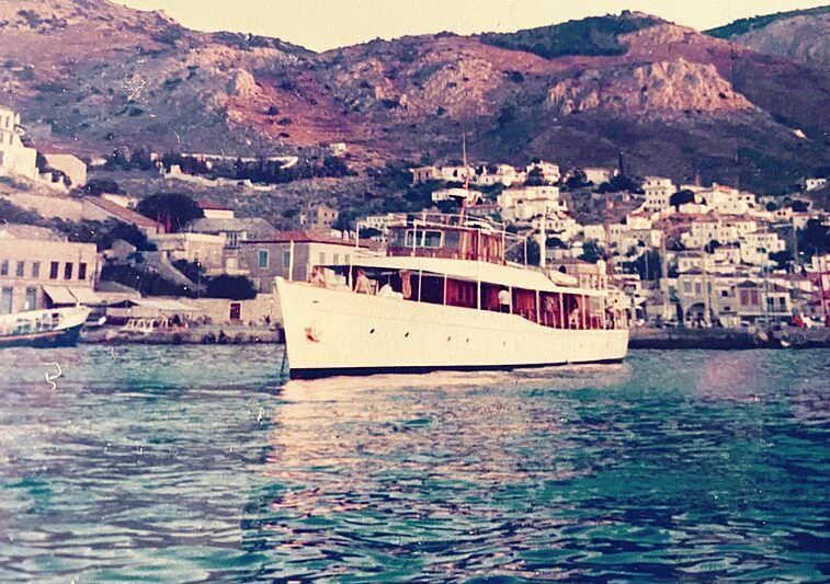 a boat in the water aboard OVER THE RAINBOW OF LONDON Yacht for Charter
