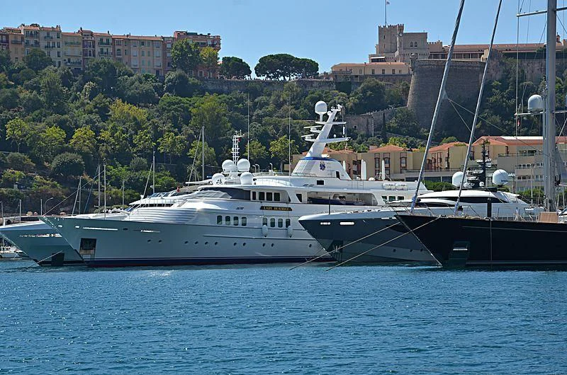 a boat in the water aboard LADY BEATRICE Yacht for Sale