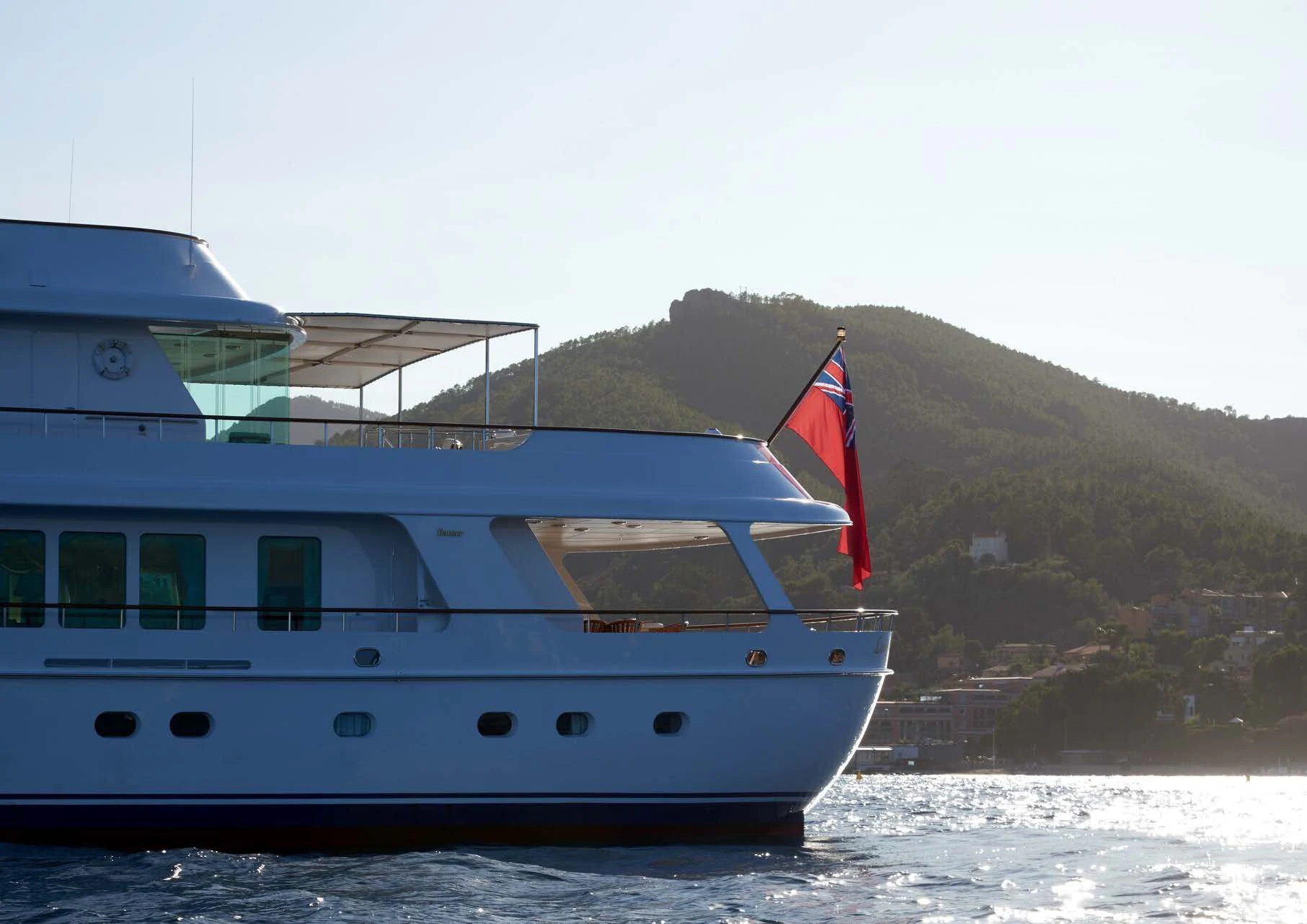 a boat on the water aboard LADY BEATRICE Yacht for Sale