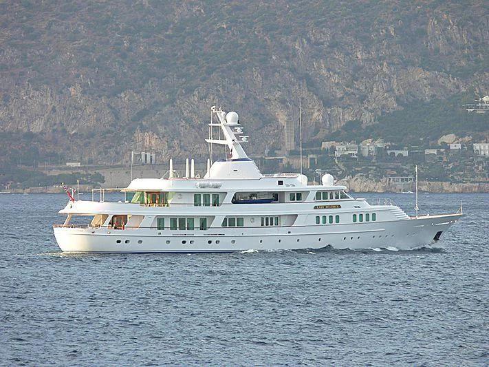 a boat on the water aboard LADY BEATRICE Yacht for Sale
