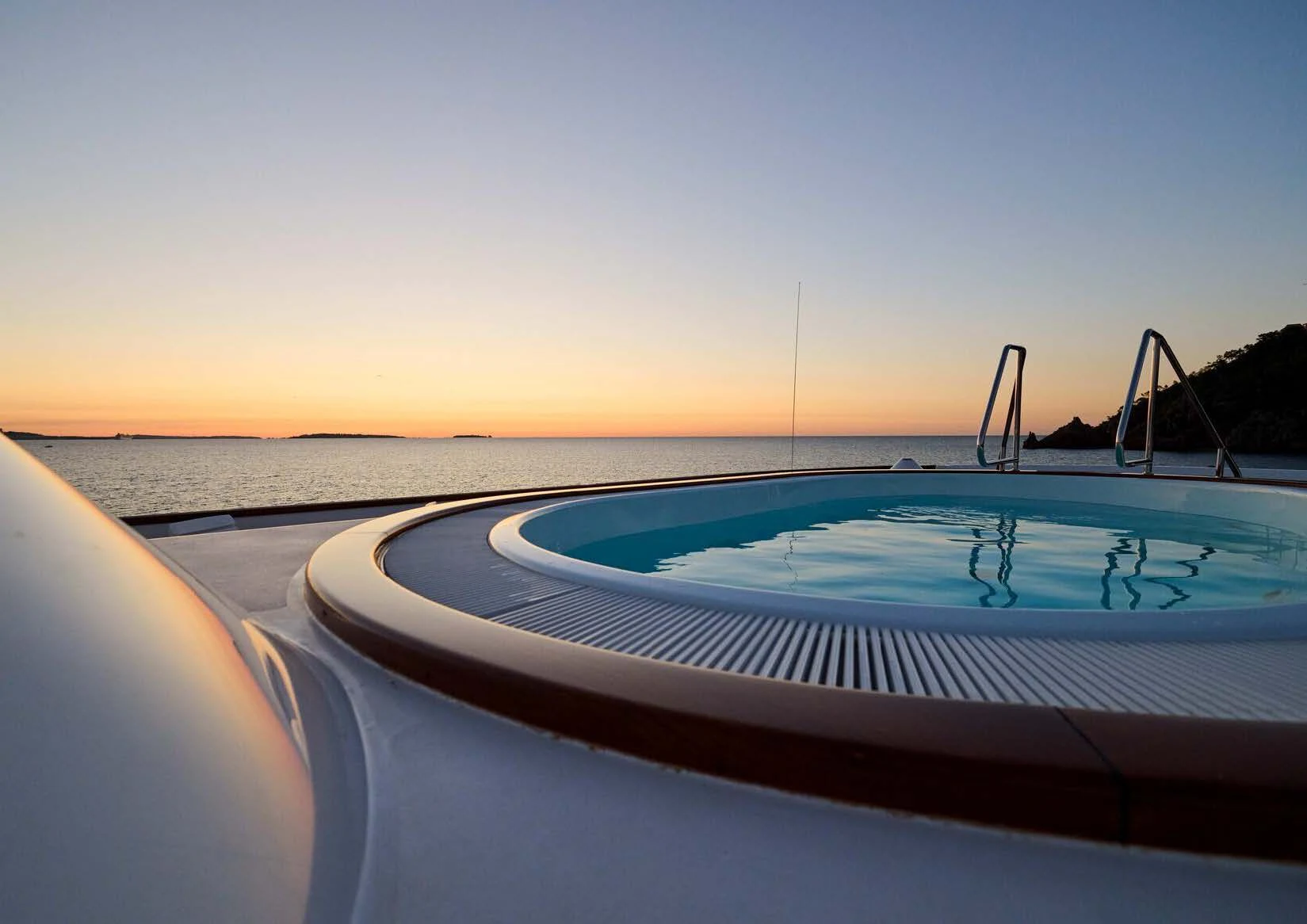 a boat on the water aboard LADY BEATRICE Yacht for Sale