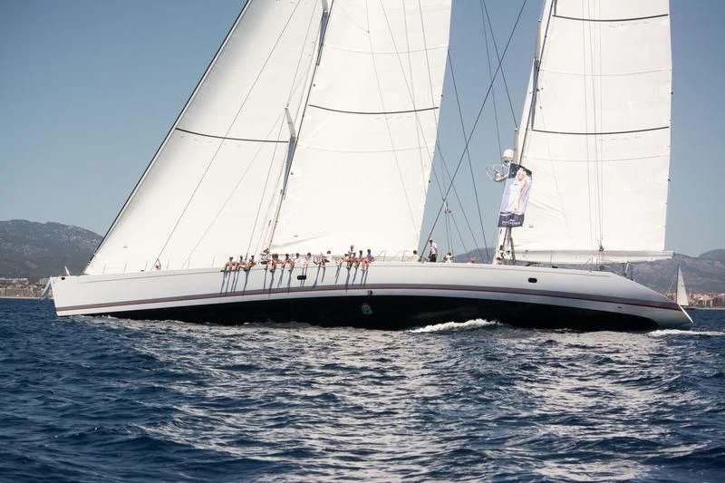 a sailboat on the water aboard MARI-CHA III Yacht for Sale