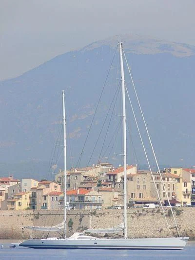 a sailboat in the water aboard MARI-CHA III Yacht for Sale