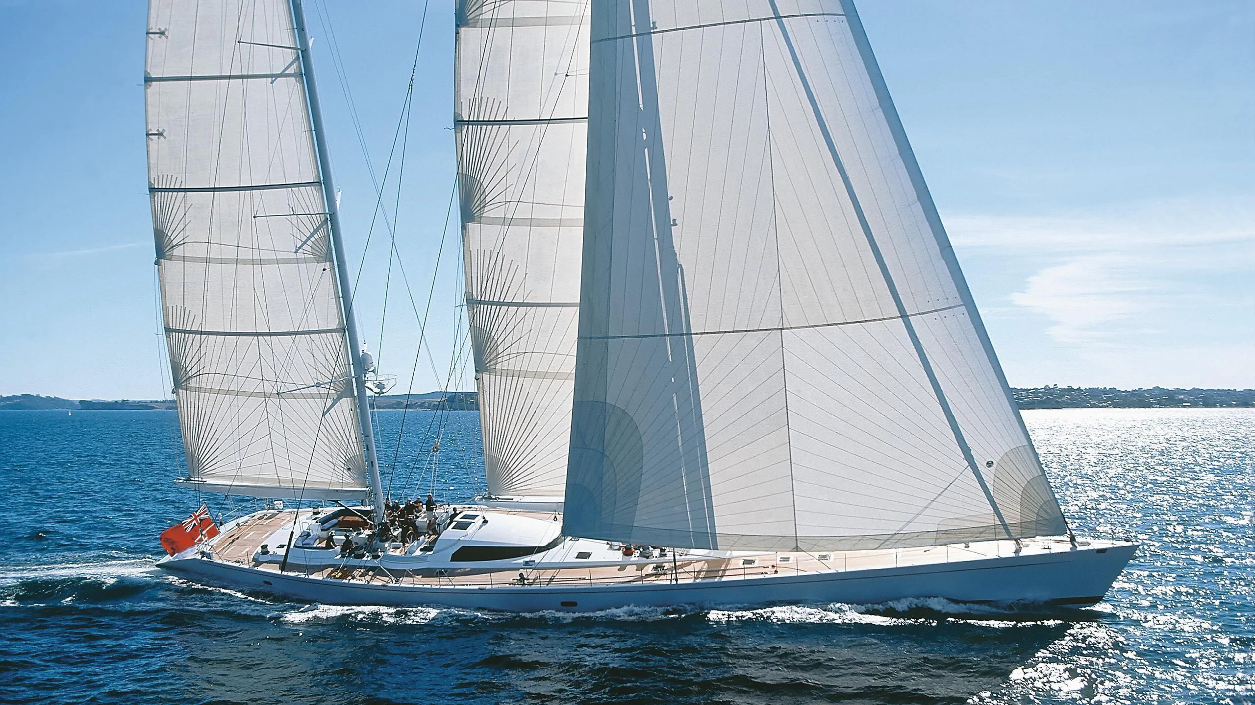 a sailboat on the water aboard MARI-CHA III Yacht for Sale
