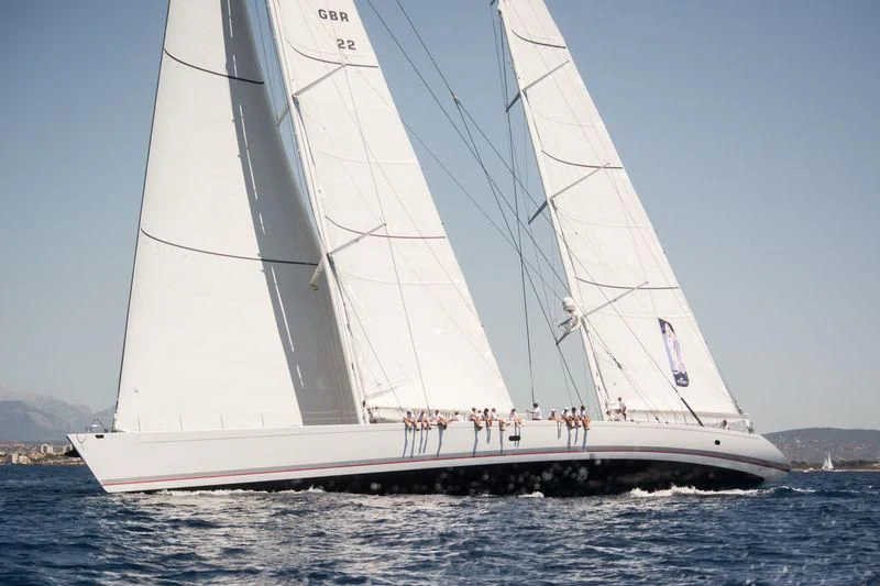 a sailboat on the water aboard MARI-CHA III Yacht for Sale