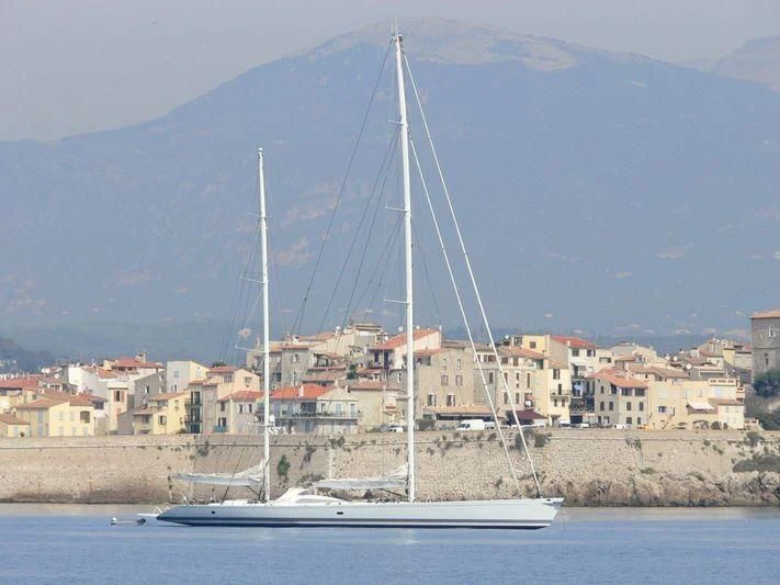 a sailboat on the water aboard MARI-CHA III Yacht for Sale
