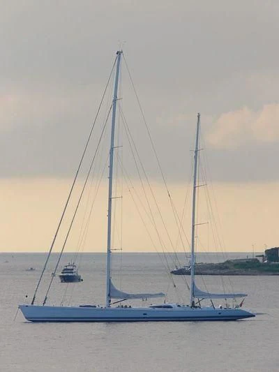 a boat on the water aboard MARI-CHA III Yacht for Sale