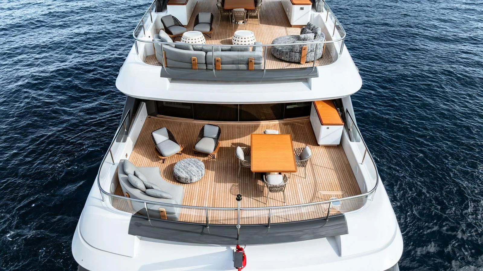 a boat on the water aboard WAVE Yacht for Sale