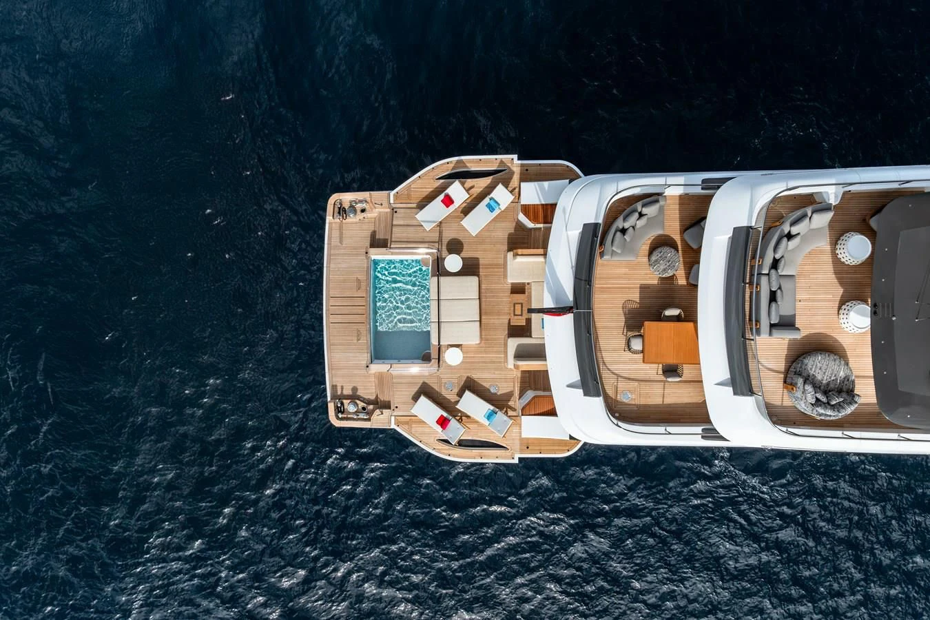 graphical user interface aboard WAVE Yacht for Sale