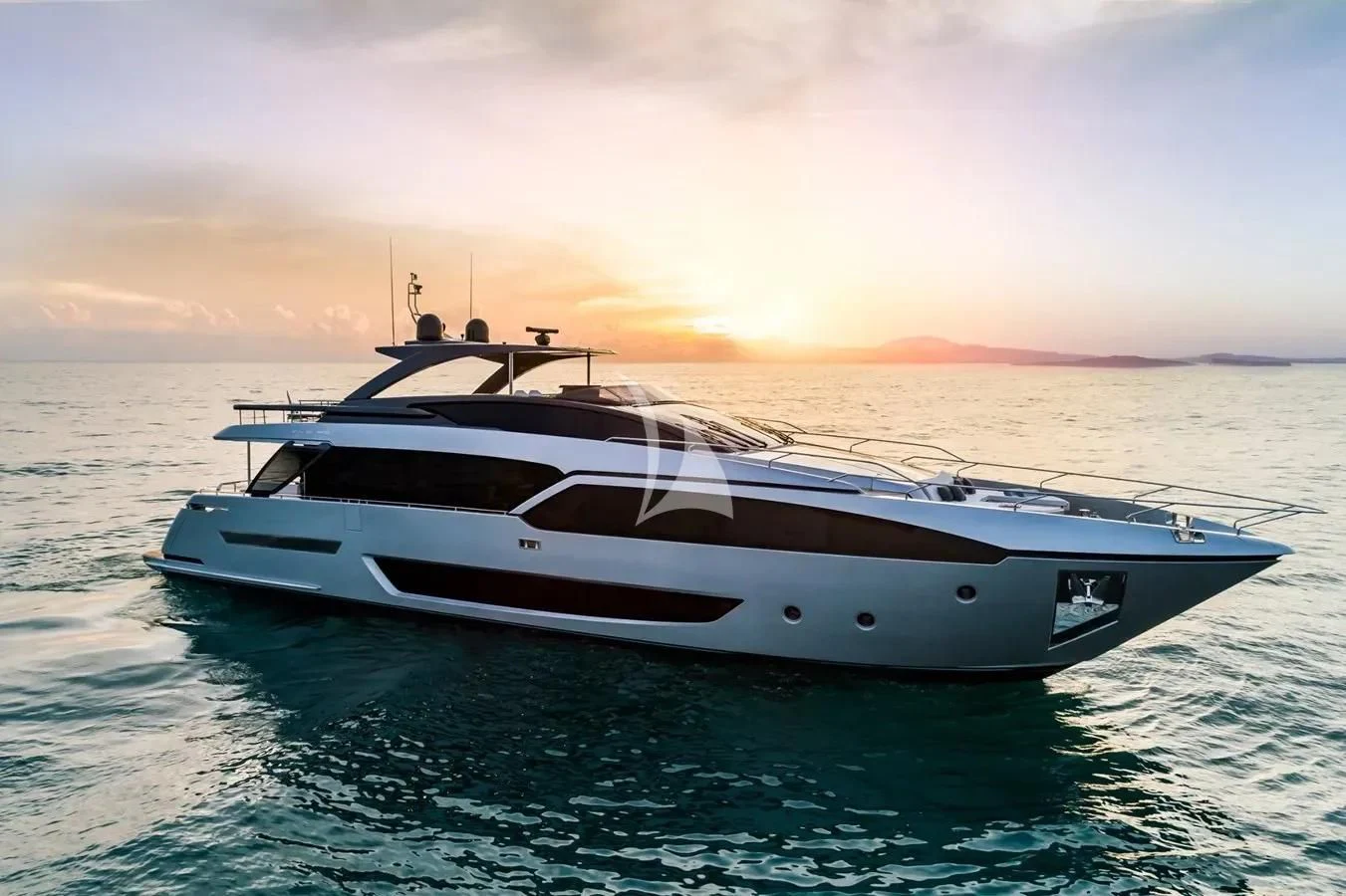a white boat in the water aboard MEMORIES Yacht for Sale