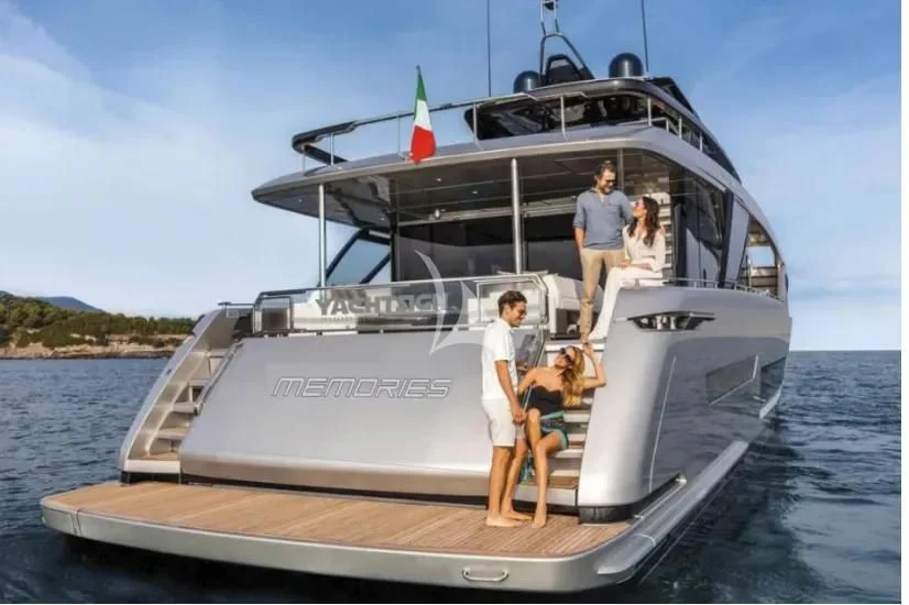 a group of people on a boat aboard MEMORIES Yacht for Sale