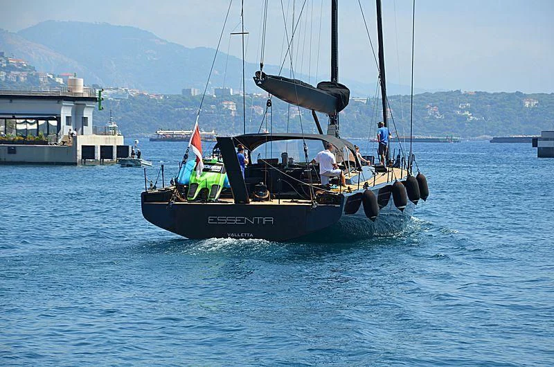 a boat on the water aboard ESSENTIA Yacht for Sale