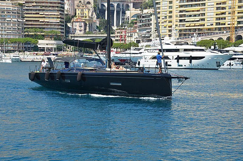 a boat on the water aboard ESSENTIA Yacht for Sale