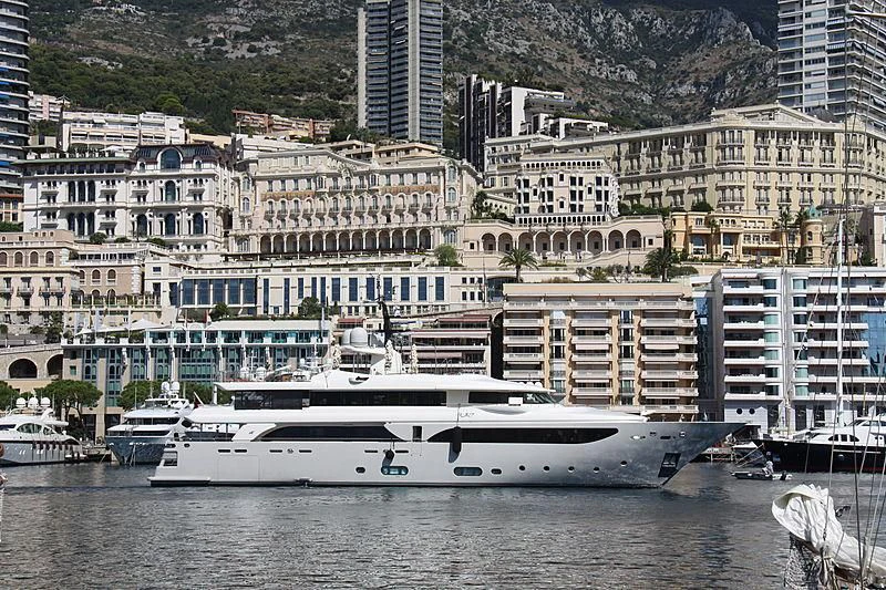 a boat in the water aboard HANA Yacht for Charter